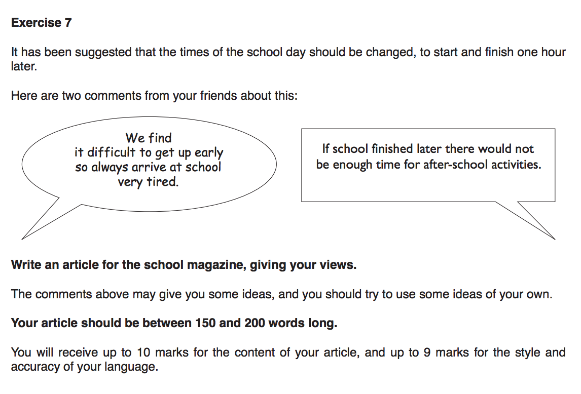 Formal Report Writing Examples Igcse